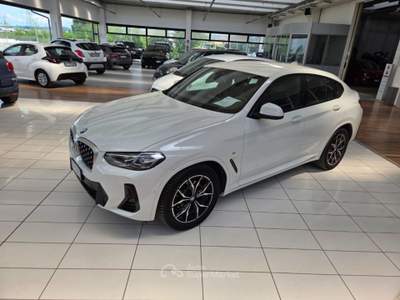 BMW X4 xDrive20i Mhev 48V Msport -NAVI,RETROCAM Bianco usata Vignola