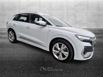 Audi Q4 Q4 50 e-tron quattro S line edition Bianco usata Pieve di Cento