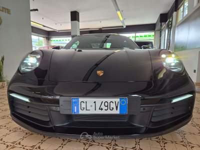 Porsche 911 992 Coupé  3.0 Carrera 2 Sport Chrono Tetto Cruise TAGLIANDI PORSCHE UFFICIALI Nero usata Nave