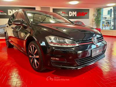 Volkswagen Golf VII 105 CV TDI HIGHLINE DSG RETROCAMERA CERCHI IN LEGA OK NEOPATENTATI GARANZIA 24 MESI Nero usata Pesaro