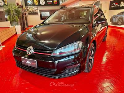 Volkswagen Golf VII 105 CV TDI HIGHLINE DSG RETROCAMERA CERCHI IN LEGA OK NEOPATENTATI GARANZIA 24 MESI Nero usata Pesaro