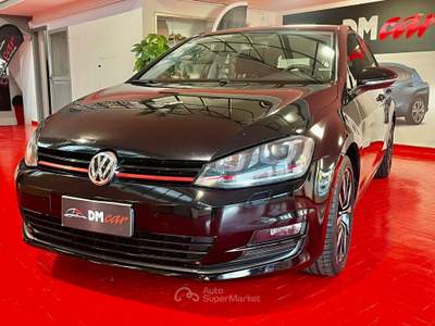 Volkswagen Golf VII 105 CV TDI HIGHLINE DSG RETROCAMERA CERCHI IN LEGA OK NEOPATENTATI GARANZIA 24 MESI Nero usata Pesaro
