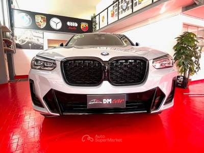 BMW X4 X-DRIVE 2.0d mhev 48V MSPORT TETTO NAVI CERCHI VIRTUAL TELECAMERA 360 GRADI Grigio usata Pesaro