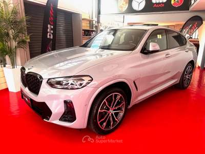 BMW X4 X-DRIVE 2.0d mhev 48V MSPORT TETTO NAVI CERCHI VIRTUAL TELECAMERA 360 GRADI Grigio usata Pesaro