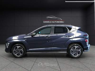 Hyundai Kona Kona 1.0 T-GDI Hybrid 48V iMT NLine Blu/Azzurro usata Torino