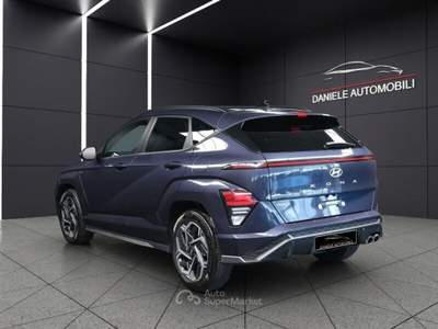 Hyundai Kona Kona 1.0 T-GDI Hybrid 48V iMT NLine Blu/Azzurro usata Torino