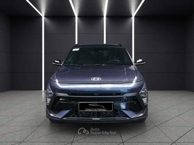 Hyundai Kona Kona 1.0 T-GDI Hybrid 48V iMT NLine Blu/Azzurro usata Torino