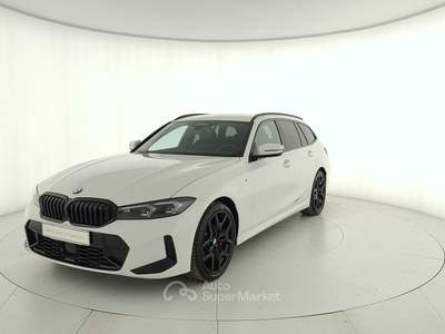 BMW Serie 3 320d  - 320d touring mhev 48v xdrive msport pro auto Bianco usata Cuneo