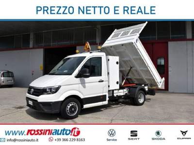 Volkswagen Crafter 50/35 2.0 TDI 122 CV L3 RWD CASSONE RIBALTABILE PO Bianco usata Quinzano D'oglio