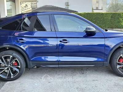 Audi Q5 3.0 tdi mhev 48V S line Plus quattro "FULL" Blu/Azzurro usata San Michele all'Adige
