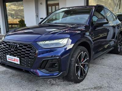 Audi Q5 3.0 tdi mhev 48V S line Plus quattro "FULL" Blu/Azzurro usata San Michele all'Adige