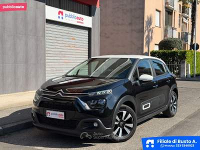 Citroen C3 C3 PureTech 83 S&S Shine Nero usata Busto Arsizio