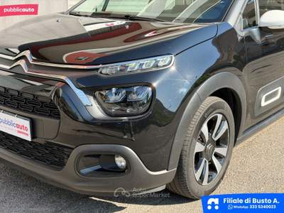 Citroen C3 C3 PureTech 83 S&S Shine Nero usata Busto Arsizio