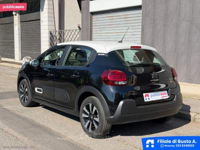 Citroen C3 C3 PureTech 83 S&S Shine Nero usata Busto Arsizio