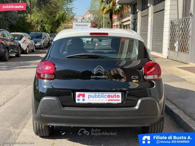 Citroen C3 C3 PureTech 83 S&S Shine Nero usata Busto Arsizio