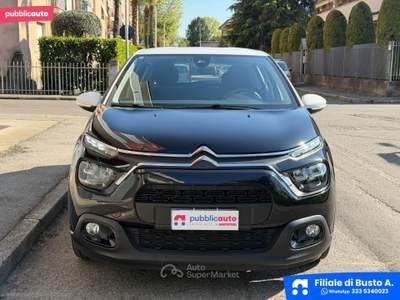 Citroen C3 C3 PureTech 83 S&S Shine Nero usata Busto Arsizio
