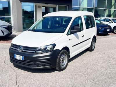 Volkswagen Caddy 2.0 TDI Furgone Business Kombi 5 Posti Bianco usata Pieve di Soligo