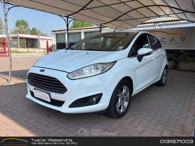 Ford Fiesta Ford Fiesta 1.5 TDCi Titanium AUTOCARRO DISTRIBUZIONE ESEGUITA #10331 Bianco usata Alessandria
