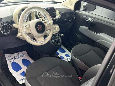 Fiat 500 95 cv Lounge 2017 Nero usata Teverola