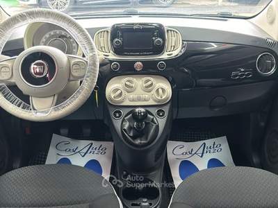 Fiat 500 95 cv Lounge 2017 Nero usata Teverola