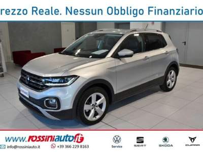 Volkswagen T-Cross 1.0 TSI 110 CV ADVANCED + TECH PACK + RUOTINO Argento usata Quinzano D'oglio