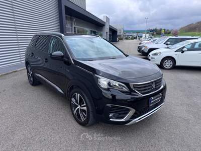 Peugeot 5008 BlueHDi 130 S&S Allure ok NEOPATENTATO Nero usata Sant'Angelo in vado