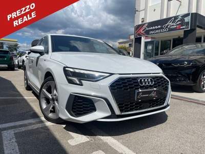 Audi A3 A3 SPB 30 TDI S tronic S line edition SLINE S-LINE Bianco usata Aprilia
