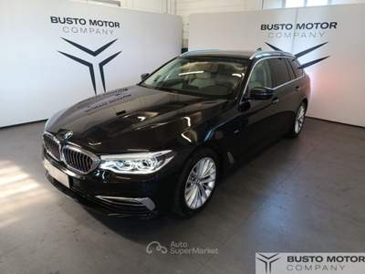 BMW Serie 5 520d 520d Touring Luxury auto PROMO VALIDA CON FINANZIA Nero usata Olgiate Olona