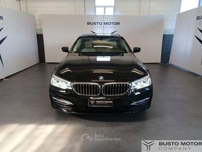 BMW Serie 5 520d 520d Touring Luxury auto PROMO VALIDA CON FINANZIA Nero usata Olgiate Olona