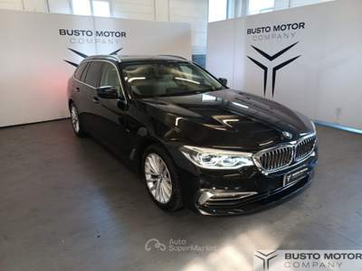 BMW Serie 5 520d 520d Touring Luxury auto PROMO VALIDA CON FINANZIA Nero usata Olgiate Olona