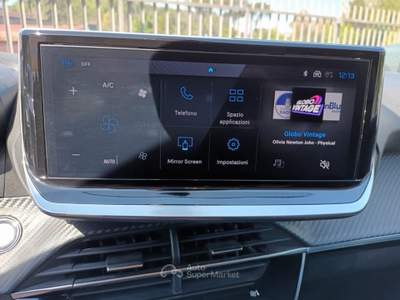 Peugeot 208 1200 HYBRID ALLURE 110CV E-DCS6 KEYLESS "16 ITALIA Grigio usata Pistoia
