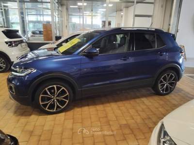 Volkswagen T-Cross 1.0 TSI 110 CV Advanced DSG 18" LED Blu/Azzurro usata Vigevano