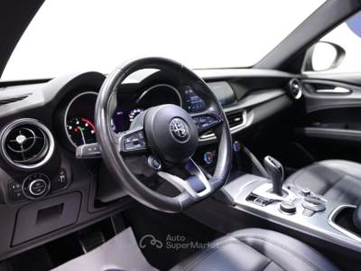 Alfa Romeo Stelvio 2.2 TURBODIESEL 190 CV AT8 Q4 SPRINT FULL LED Grigio usata Brescia