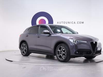 Alfa Romeo Stelvio 2.2 TURBODIESEL 190 CV AT8 Q4 SPRINT FULL LED Grigio usata Brescia