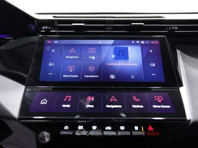 Peugeot 408 HYBRID 136 E-DCS6 ALLURE FULL LED Nero usata Brescia