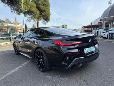 BMW Serie 8 840d d Coupe mhev 48V xdrive Individual Composition Msport auto Nero usata Guidonia Montecello