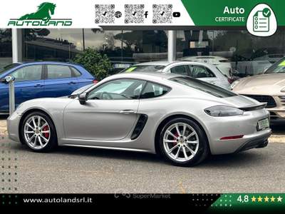 Porsche Cayman 2.0 300cv pdk UNIPRO UFFICIALE Argento usata Guidonia Montecello