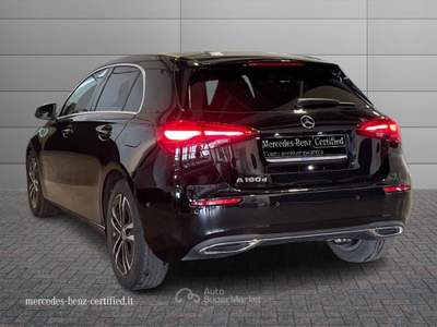 Mercedes-Benz Classe A  - a 180 d progressive advanced auto Nero usata Ancona