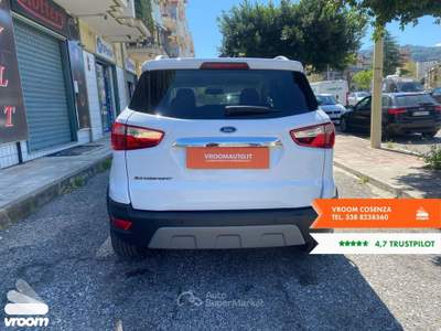 Ford EcoSport 1.5 Ecoblue 95 CV Start&Stop Titanium Bianco usata Rossano Stazione