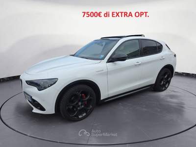 Alfa Romeo Stelvio 2.2 TD 210 CV Veloce AT8 Q4 con 7500euro extra optional Bianco usata ARTOGNE