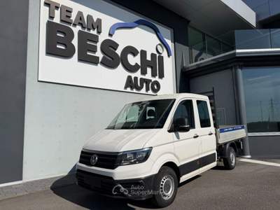Volkswagen Crafter 35 2.0 TDI 102CV DOPPIA CABINA CASSONE FISSO Bianco usata Lonato del Garda