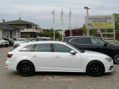 Audi A4 Avant 35 TDI S tronic S line edition Bianco usata VEDELAGO