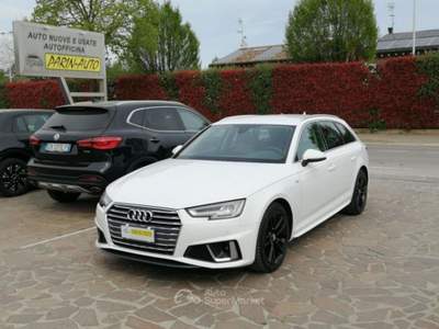 Audi A4 Avant 35 TDI S tronic S line edition Bianco usata VEDELAGO