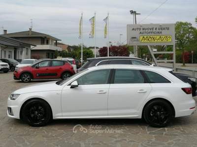Audi A4 Avant 35 TDI S tronic S line edition Bianco usata VEDELAGO