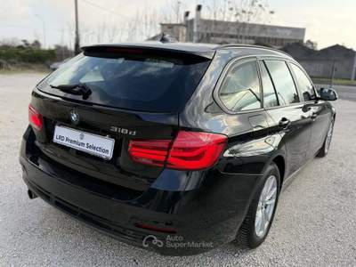 BMW Serie 3 318d 318 BMW 318d touring sport restyling navi+led euro6d Nero usata Rezzato