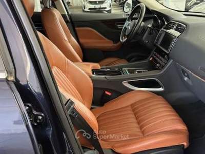 Jaguar F-Pace F-Pace 2016 2.0d Portfolio AWD 180cv auto-tetto pan-autom- Blu/Azzurro usata Monza