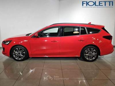 Ford Focus 4ª SERIE 1.0 ECOBOOST HYBRID 125 CV SW ST LINE Rosso usata Manerbio