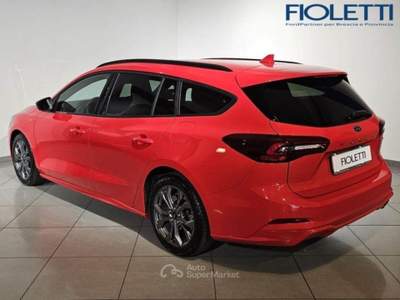 Ford Focus 4ª SERIE 1.0 ECOBOOST HYBRID 125 CV SW ST LINE Rosso usata Manerbio