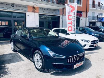 Maserati Ghibli hybrid 330 CV MHEV Granlusso PELLE CAM 360 Nero usata Isernia