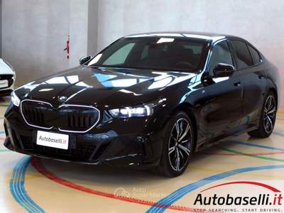 BMW Serie 5 520d D MHEV 48V  'MSPORT PRO' AUTOMATICA SDRIVE Nero usata Quinzano D'oglio